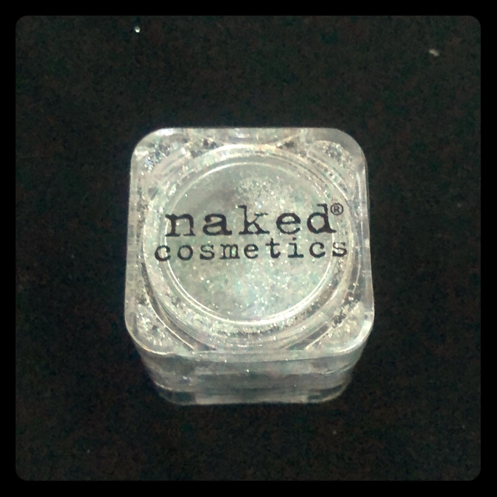 Silver eyeshadow loose glitter